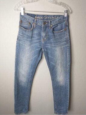 American Eagle Skinny Jeans Women’s 28/30 Light Wash Stretch Denim